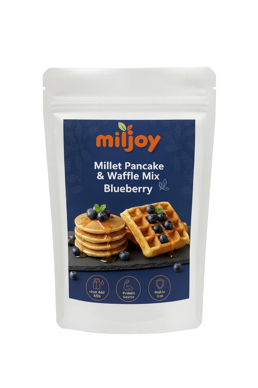 Millet pancake & waffle mix - Blueberry Miljoy